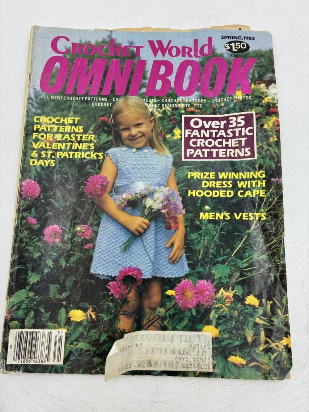 Crochet World Omni Book Magazine Spring 1983 Vol 4 No 4 Easter Valentines
